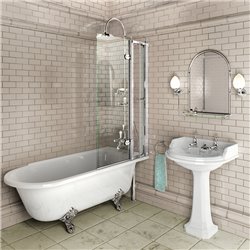 Baignoire Douche Kensington E14 169x75 cm, version droite 138 Litres