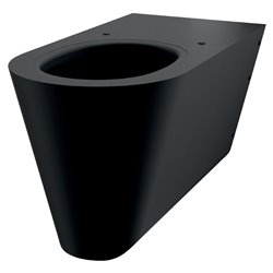 WC 700 S Suspendu noir mat
