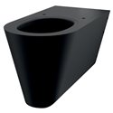 WC 700 S Suspendu noir mat