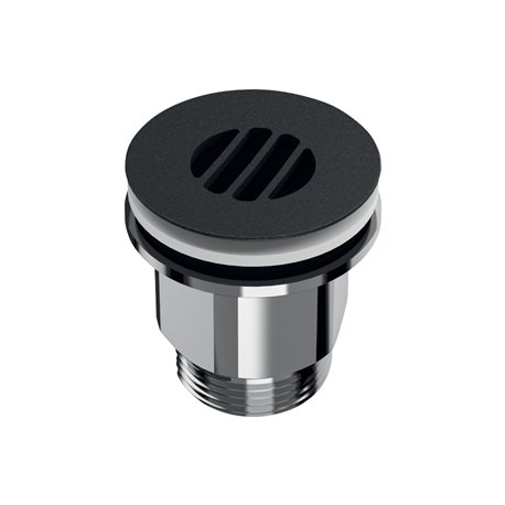 Bonde HYGIÉNA À grille concave pour lavabo Inox
