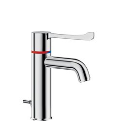 Mitigeur de lavabo SECURITHERM H.95 L.120 avec tirette