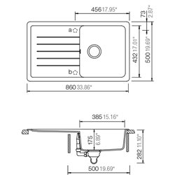 Evier Tolede EV21701 Stone