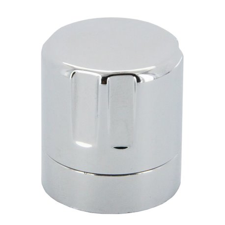 Tëte manuelle chrome pour raccordement eau chaude