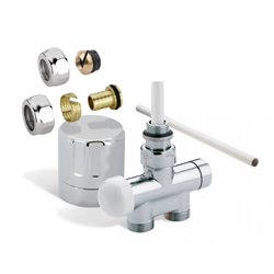 Kit monotube chrome avec entraxe 50 mm
