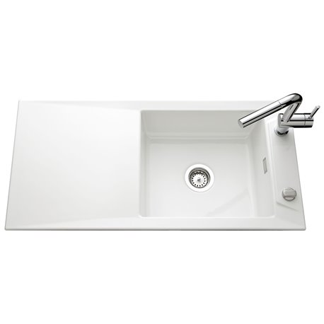 Evier Siro Blanc Brillant