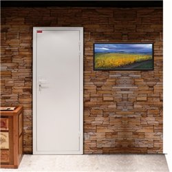Portes isolantes Ouverture tirant de gauche à droite Poignée à gauche