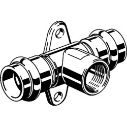 Sanpress Inox-Applique té avec SC-Contur, 744083