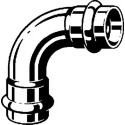 Prestabo-Coude 90° avec SC-Contur FF, 558161