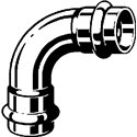 Prestabo-Coude 90° avec SC-Contur FF, 558123