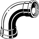 Prestabo XL-Coude 90° avec SC-Contur , 597597
