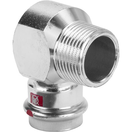 Prestabo-Coude de transition 90° avec filet mâle et avec SC-Contur, 559526 Prestabo-Coude de transition 90° avec filet mâle et avec SC-Contur, 559526
