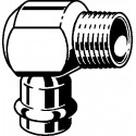 Prestabo-Coude de transition 90° avec filet mâle et avec SC-Contur, 649951