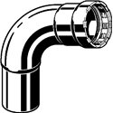 Megapress-Coude 90° avec SC-Contur, 694685