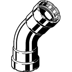 Megapress-Coude 45° avec SC-Contur, 694593