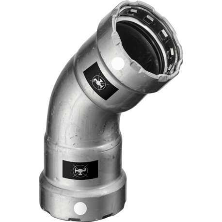 Megapress S-Coude 45° avec SC-Contur, 769949