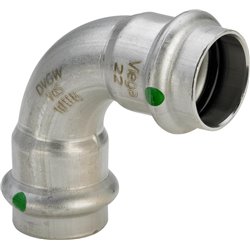 Sanpress Inox-Coude 90° femelle femelle , 435639