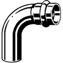 Sanpress Inox-Coude 90° mâle femelle, 435745