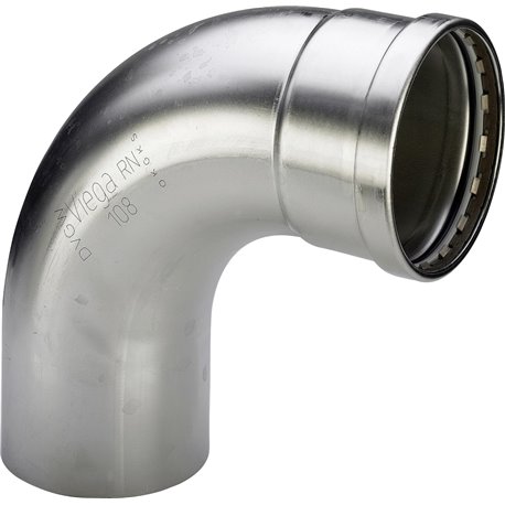 Sanpress Inox XL-Coude 90° avec SC-Contur mâle femelle, 482640