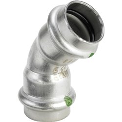 Sanpress Inox-Coude 45° avec SC-Contur femelle femelle, 435790