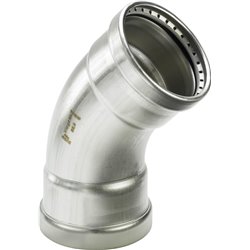 Sanpress Inox XL-Coude 45° avec SC-Contur femelle femelle, 578008