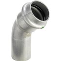 Sanpress Inox-Coude 45° avec SC-Contur mâle femelle, 435448