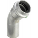 Sanpress Inox-Coude 45° avec SC-Contur mâle femelle, 435424
