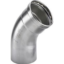 Sanpress Inox XL-Coude 45° avec SC-Contur mâle femelle, 578015