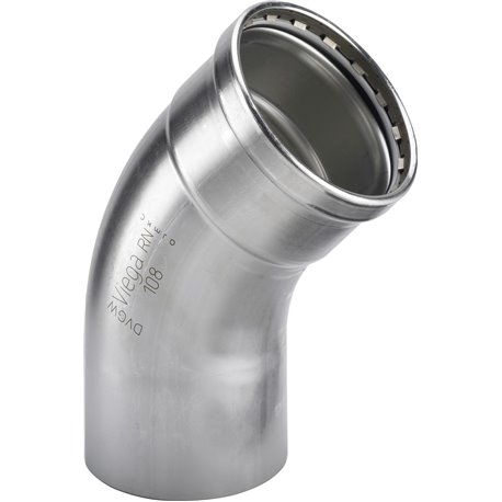 Sanpress Inox XL-Coude 45° avec SC-Contur mâle femelle, 482701