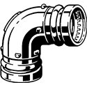 Sanpress XL-Coude 90° avec SC-Contur FF, 350680