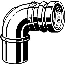 Sanpress XL-Coude 90° avec SC-Contur MF, 353674