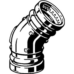 Sanpress XL-Coude 45° avec SC-Contur FF, 351366