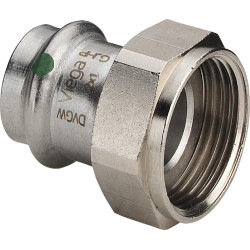 Sanpress Inox-Raccord à écrou libre avec SC-Contur, 437619