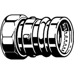 Sanpress XL-Raccord à écrou libre avec SC-Contour, 365127
