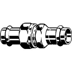 Sanpress Inox-Raccord union avec SC-Contur, 437404
