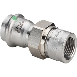 Sanpress Inox-Raccord fileté de transition avec SC-Contur FF, 437541