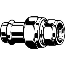 Sanpress Inox-Raccord fileté de transition avec SC-Contur FF, 437459
