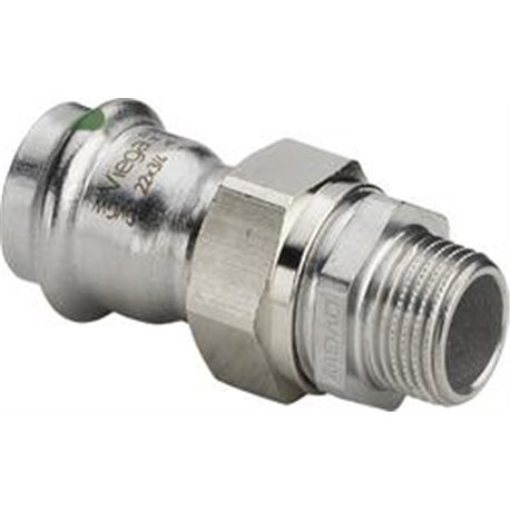 Sanpress Inox-Raccord fileté de transition avec SC-Contur MF, 438333