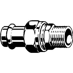 Sanpress Inox-Raccord fileté de transition avec SC-Contur MF, 438333