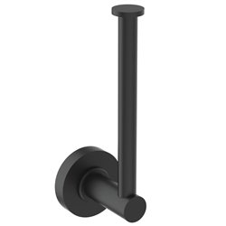 Porte rouleau wc mural Noir mat