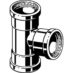 Sanpress Inox XL-Té avec SC-Contur, 482749