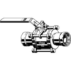 Easytop-Vanne à bille avec SC-Contur, 787240