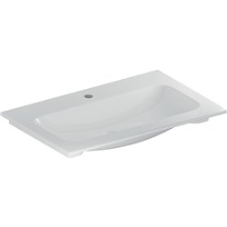 Lavabo Icon Light 75 cm 1 trou robinnetterie et sans trop-plein