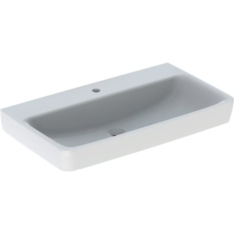 Lavabo Renova Plan 85 cm 1 trou robinetterie et sans trop-plein