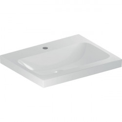 Lavabo Icon Light 60 cm 1 trou robinnetterie et sans trop-plein