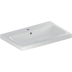 Lavabo Icon Light 75 cm 1 trou robinetterie et 1 trop-plein