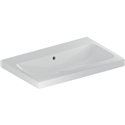 Lavabo Icon Light 75 cm sans trou robinetterie et 1 trop-plein