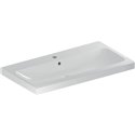 Lavabo Icon Light 90 cm 1 trou robinetterie et 1 trop-plein