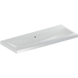 Lavabo Icon Light 120 cm sans trou robinetterie et 1 trop-plein