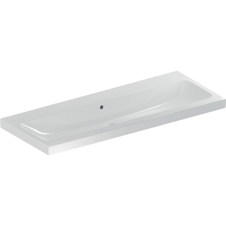 Lavabo Icon Light 120 cm sans trou robinetterie et 1 trop-plein