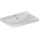 Lavabo Icon Light compact 60 cm 1 trou robinetterie et 1 trop-plein